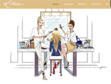 Tablet Screenshot of l-atelier-maquillage.com